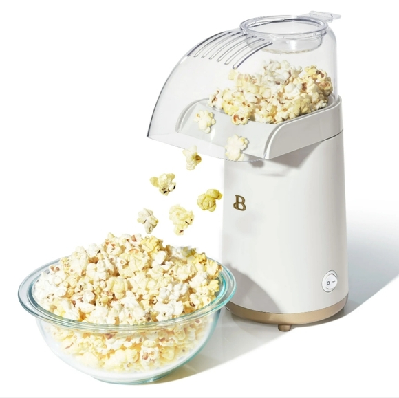 💕 New Beautiful White Icing 16 Cup Hot Air Electric Popcorn Maker - Picture 11 of 11